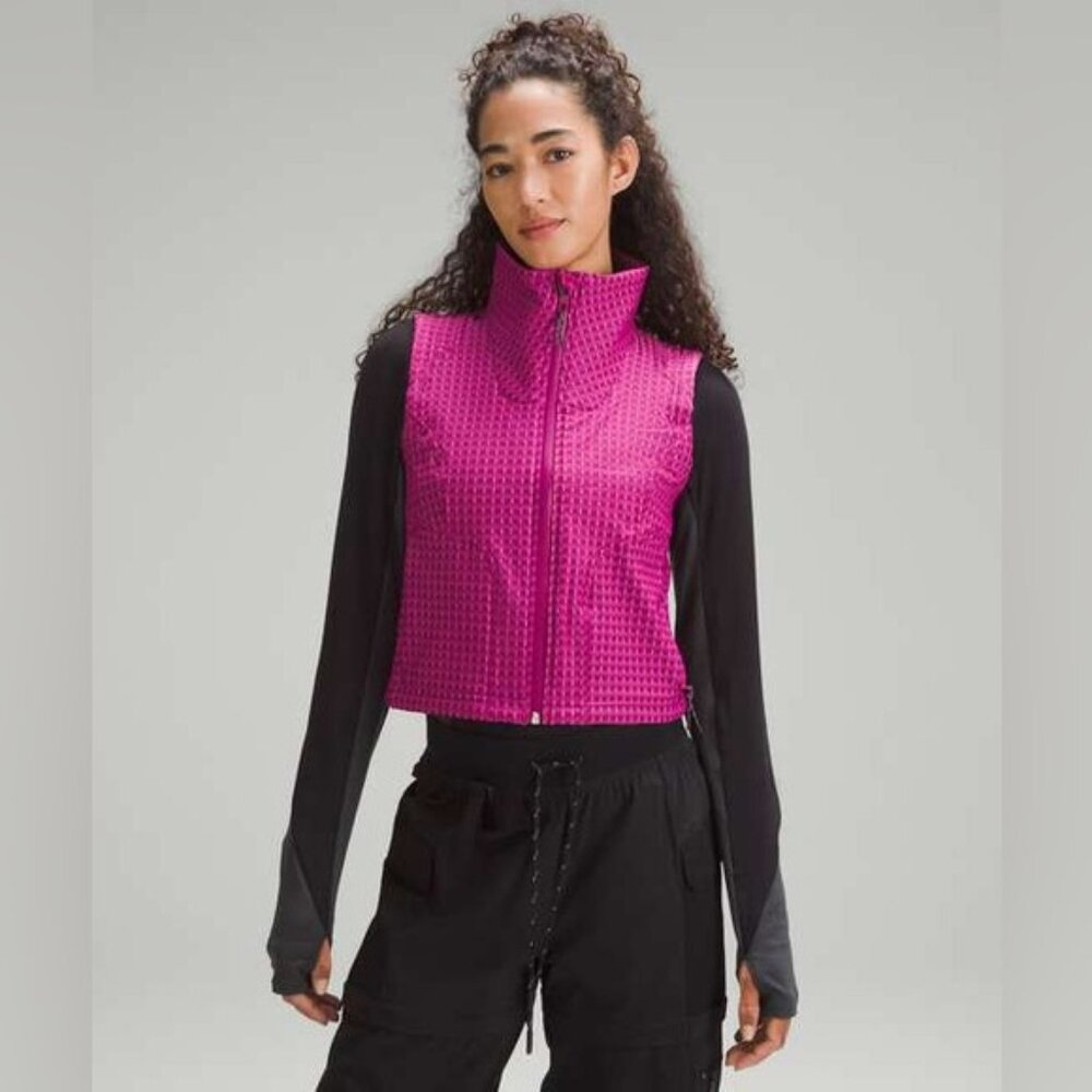 Lululemon Water-Repellent Grid Fleece Hiking Vest